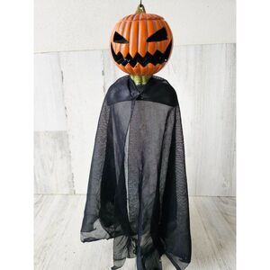 Hanging jack-o'-lantern pumpkin‎ Halloween prop decor office home vintage